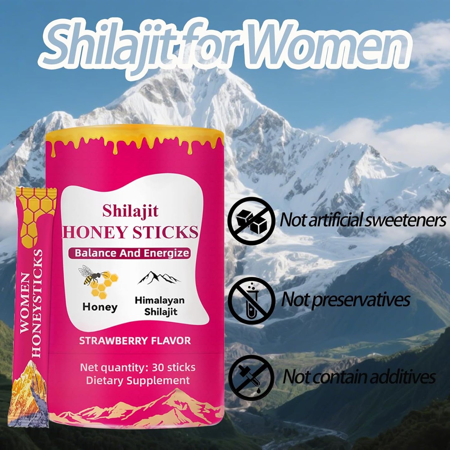 SHE-LAJIT Strawberry Honey Sticks