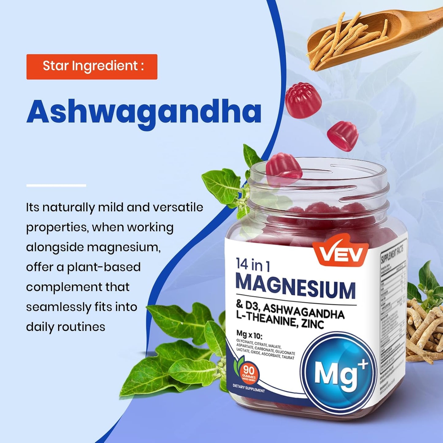 Calm Focus Magnesium Gummies™