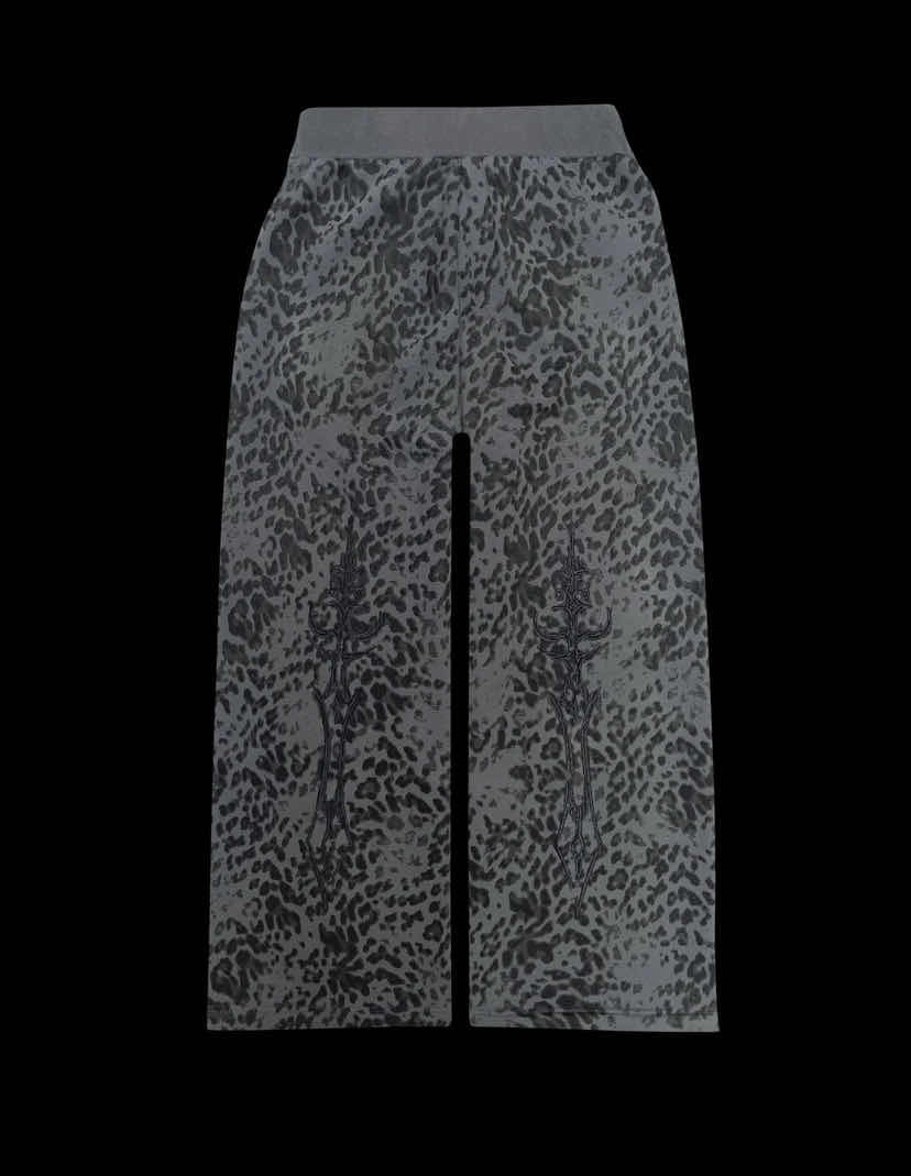 Leopard Print Tracksuit Set
