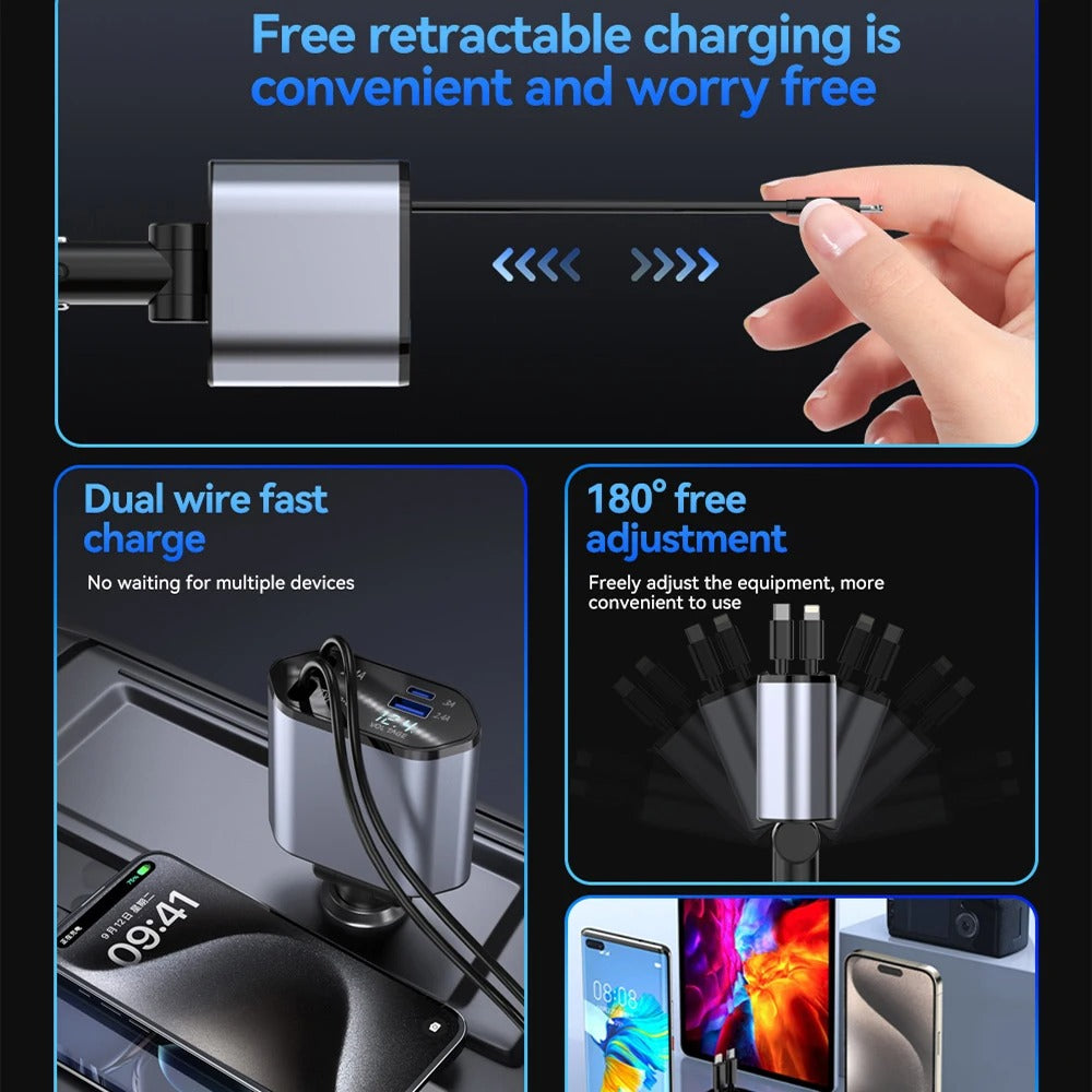 Retractable Car Charger