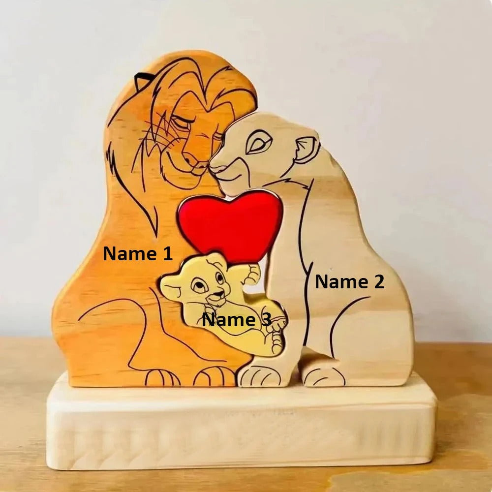 Customizable Lion King Family Puzzle