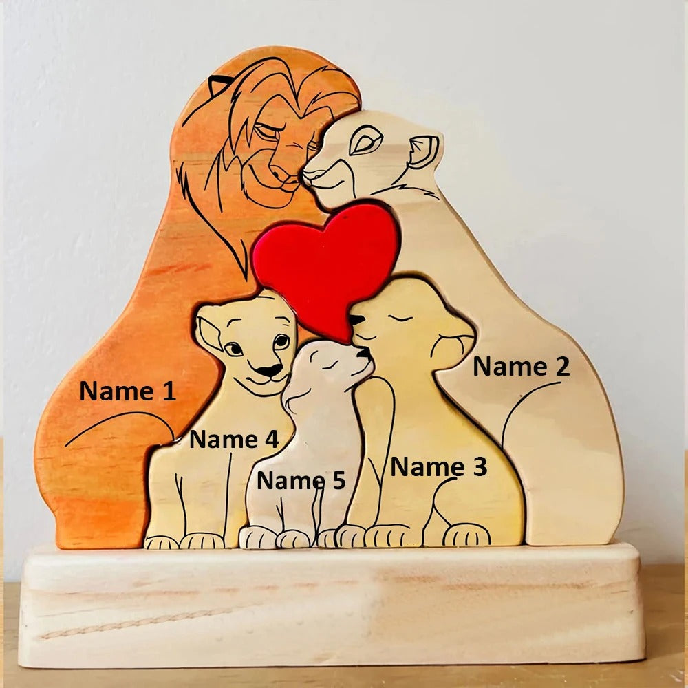 Customizable Lion King Family Puzzle