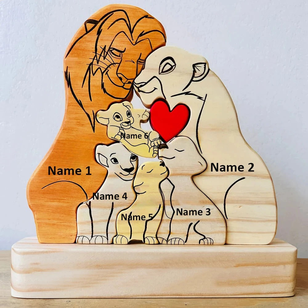 Customizable Lion King Family Puzzle