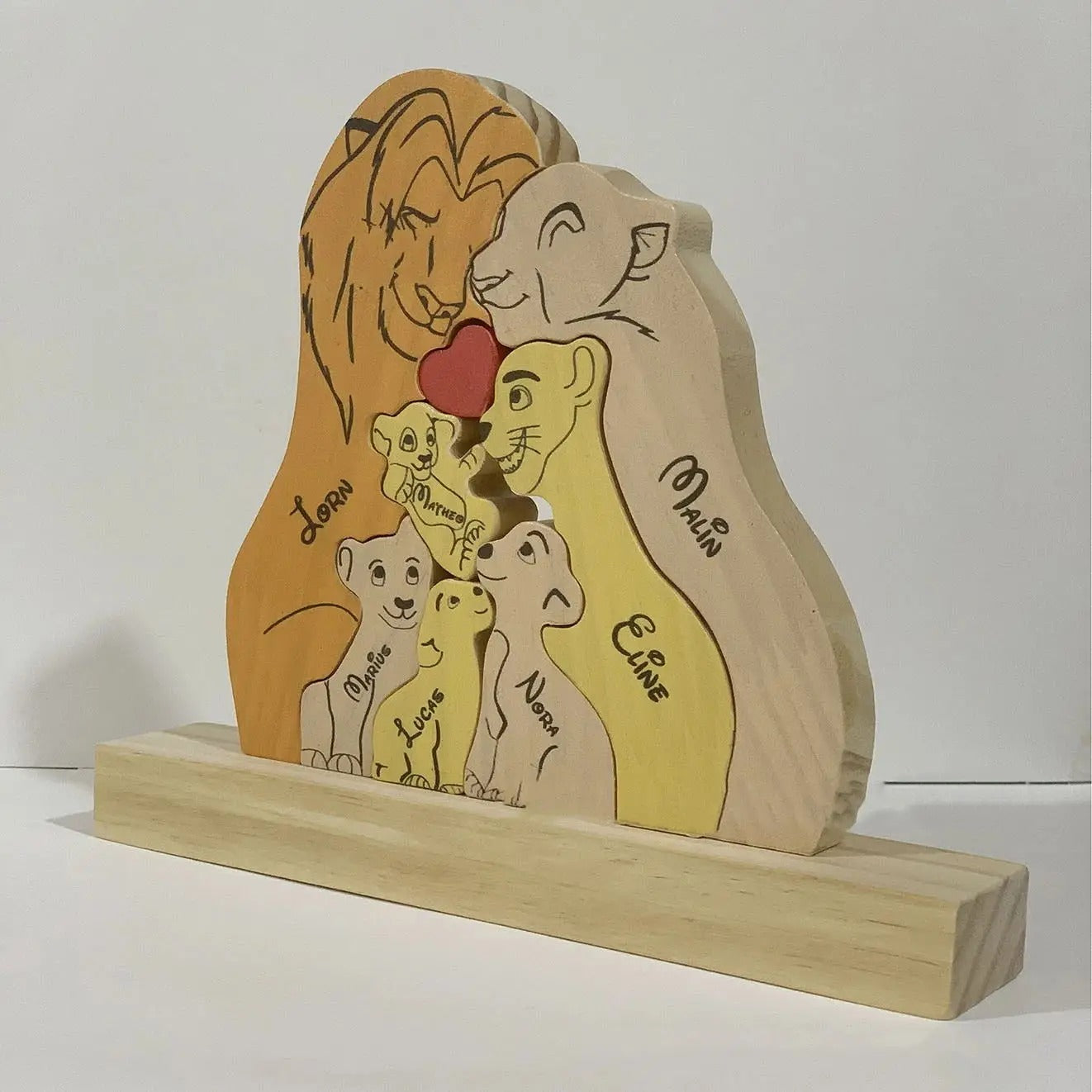 Customizable Lion King Family Puzzle