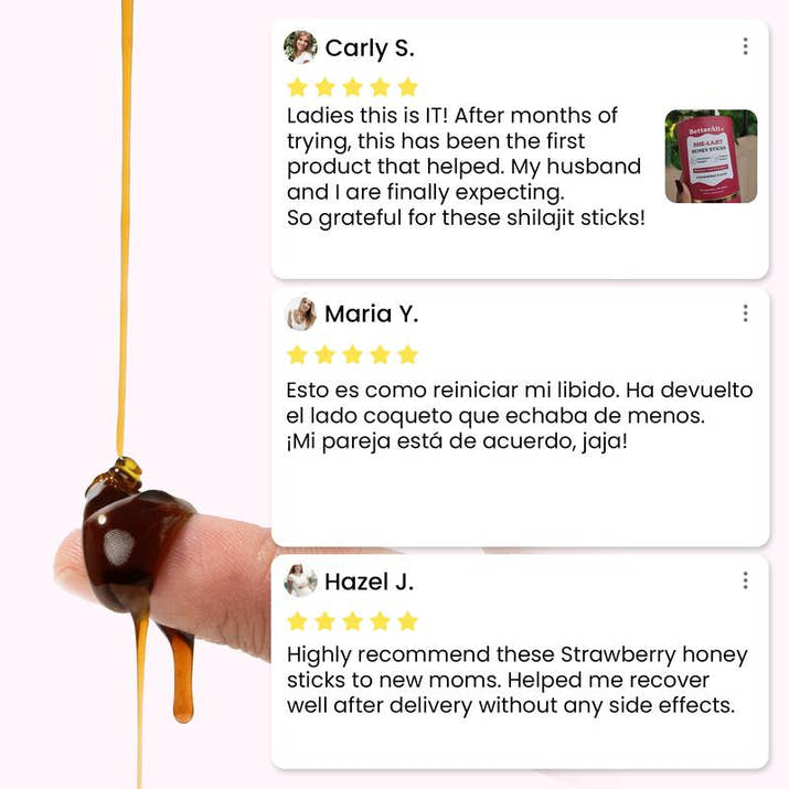 SHE-LAJIT Strawberry Honey Sticks