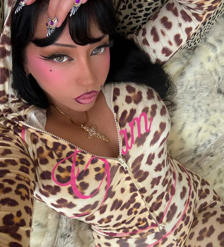 Leopard Print Tracksuit