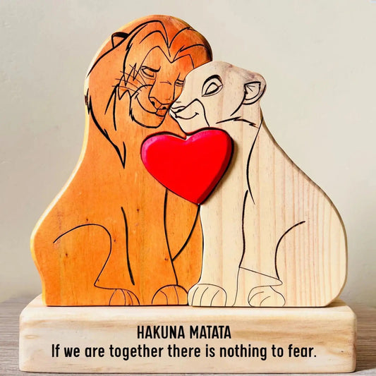 Customizable Lion King Family Puzzle