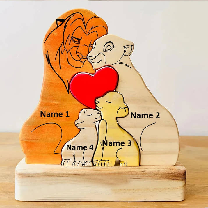 Customizable Lion King Family Puzzle
